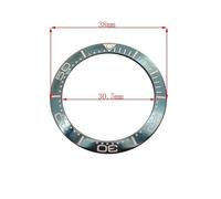 PSDFJAD ZHGUIMING 38mm Ceramic Bezel and Diving Watch Insert for 40mm Mens Watch Watches Replace Accessories Watch Face Watch Bezel Inserts(12)