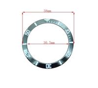 PSDFJAD ZHGUIMING 38mm Ceramic Bezel and Diving Watch Insert for 40mm Mens Watch Watches Replace Accessories Watch Face Watch Bezel Inserts(35 EU)