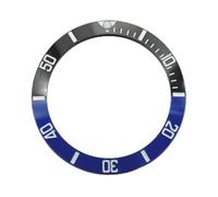 PSDFJAD ZHGUIMING 38mm Ceramic Bezel and Diving Watch Insert for 40mm Mens Watch Watches Replace Accessories Watch Face Watch Bezel Inserts(38 EU)