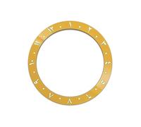 PSDFJAD ZHGUIMING 38mm Curved Ceramics Bezel Insert Fits SKX007 SKX009 SRPD Watch Case NH35 NH36 Movement Bezel Insert Ring Men Watch Parts(NO.07)