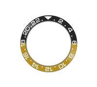 PSDFJAD ZHGUIMING 38mm Curved Ceramics Bezel Insert Fits SKX007 SKX009 SRPD Watch Case NH35 NH36 Movement Bezel Insert Ring Men Watch Parts(NO.11)