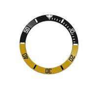 PSDFJAD ZHGUIMING 38mm Curved Ceramics Bezel Insert Fits SKX007 SKX009 SRPD Watch Case NH35 NH36 Movement Bezel Insert Ring Men Watch Parts(NO.10)