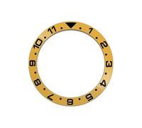 PSDFJAD ZHGUIMING 38mm Curved Ceramics Bezel Insert Fits SKX007 SKX009 SRPD Watch Case NH35 NH36 Movement Bezel Insert Ring Men Watch Parts(NO.06)