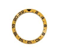 PSDFJAD ZHGUIMING 38mm Curved Ceramics Bezel Insert Fits SKX007 SKX009 SRPD Watch Case NH35 NH36 Movement Bezel Insert Ring Men Watch Parts(NO.04)
