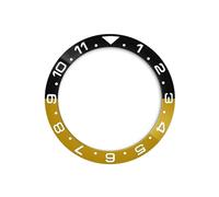 PSDFJAD ZHGUIMING 38mm Curved Ceramics Bezel Insert Fits SKX007 SKX009 SRPD Watch Case NH35 NH36 Movement Bezel Insert Ring Men Watch Parts(NO.13)