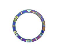 PSDFJAD ZHGUIMING 38mm Embossed Ceramic Bezel Insert Inner Diameter 30.5mm for 40mm Men's Dial Watch Ring Replacement Accessory with Sticker(09)