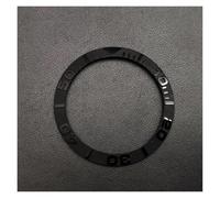 PSDFJAD ZHGUIMING 38mm Embossed Ceramic Bezel Insert Inner Diameter 30.5mm for 40mm Men's Dial Watch Ring Replacement Accessory with Sticker(02)