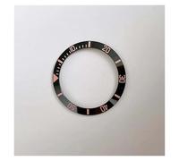 PSDFJAD ZHGUIMING 38mm Watch Bezel Insert Ceramics Ring for SUB Watch Case Replacement Bezels Inner Diameter 30.5mm(Black Rose)