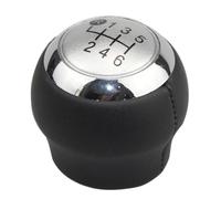PSDFJAD ZHGUIMING 5/6 Speed Car Gear Shift Knob Lever Shifter Stick Handball for RAV4 Y Accessorie(Sliver 6 Speed)