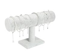 PSDFJAD ZHGUIMING 6 Colors Upright Velvet Bracelet Chain Watch Upright Display Rack Jewelry Organizer Hard Jewelry Display Stand Holder(05)