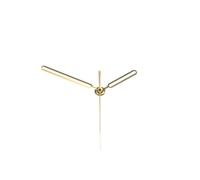 PSDFJAD ZHGUIMING 8.5 * 12.5 * 12.5mm NH35 Watch Hand Set for NH35 Movement Watch Needle Hands Green Lume Silver Gold Accessories(Gold)