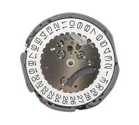 PSDFJAD ZHGUIMING Accuracy Quartz Chronograph Watch Wrist Movement Replacement for VK Series VK63 3 o'clock Position Watch Single Cale(White3 o Clock)