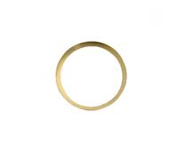 PSDFJAD ZHGUIMING Brass Watch Chapter Ring Gold Inner Shadow Ring Modified Scale Inner Ring SKX Watch Accessories OD 31.3mm ID 27.3mm
