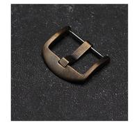 PSDFJAD ZHGUIMING Bronze Buckle, 18 20 22 24 26MM Suitable Leather Strap Buckle, Bronze Watch Accessories(Retro A Style,24mm)