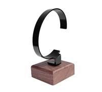 PSDFJAD ZHGUIMING C Shape Holder Multifunctional Watch Display Stand Tool Storage for Counter Sale Show Shop Black Bracelets Bangles Chains(Black)