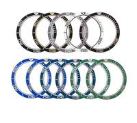 PSDFJAD ZHGUIMING Ceramic Bezel Insert Fit for 300 Watch Case 38x30.7mm Curved Bezel Ring Spare Parts for Watches(13 Bezel Insert)