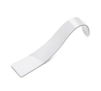 PSDFJAD ZHGUIMING Curved Shape Portable Show Case Exhibitor Desktop Storage Watch Display Jewellry Stand Bracelet Holder Necklace Organizer(White)
