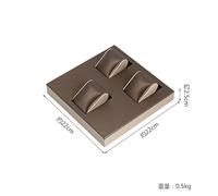 PSDFJAD ZHGUIMING Finest Brown Pu Leather Watch Stand Jewelry Display Stand Creative Household Storage Rack Watch Stand Jewelry Display Props(FC)