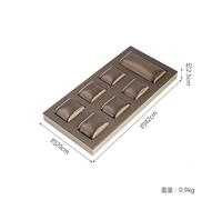 PSDFJAD ZHGUIMING Finest Brown Pu Leather Watch Stand Jewelry Display Stand Creative Household Storage Rack Watch Stand Jewelry Display Props(CC)