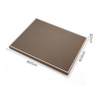 PSDFJAD ZHGUIMING Finest Brown Pu Leather Watch Stand Jewelry Display Stand Creative Household Storage Rack Watch Stand Jewelry Display Props(45 x 38cm)