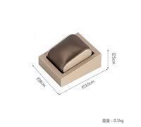 PSDFJAD ZHGUIMING Finest Brown Pu Leather Watch Stand Jewelry Display Stand Creative Household Storage Rack Watch Stand Jewelry Display Props(FE)