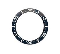 PSDFJAD ZHGUIMING Flat Ceramic Bezel Insert 39.7 * 31.5mm Substitute Watch Insert Ring Watch Accessories Green Luminous(NO.1)