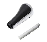 PSDFJAD ZHGUIMING Gear Shift Knob Stick Shifter Lever Pen Automatic for 206 207 208 301 307 308 407 408 607 3008 5008 RCZ Car Replacement(Chrome and Adapter)