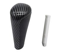PSDFJAD ZHGUIMING Gear Shift Knob Stick Shifter Lever Pen Automatic for 206 207 208 301 307 308 407 408 607 3008 5008 RCZ Car Replacement(Carbon and Adapter)