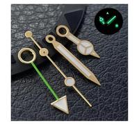 PSDFJAD ZHGUIMING Hands Blue Green/Green Luminous NH34 GMT Watch Hands for NH34 Automatic Movement Watch Accessories Watch Part for Wristwatch(NO.15)