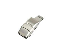 PSDFJAD ZHGUIMING Horlogeband Bande Stainless Steel Button Clasp Automatic Double Click Buckle Watch Push Button Fold Buckle(12mm)