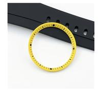 PSDFJAD ZHGUIMING Inner Shadow Ring 32.3mm Watch Chapter Ring for NH35/NH36 Movement Watch Accessories OD 32.3mm ID 29.5mm Watch Bezel(Yellow)