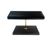 PSDFJAD ZHGUIMING Leather Marble Watch Stand Holder Bracelet Bangles Display Stand Watch Placement Jewelry Rack Hard Display Stand Holder(Black L)