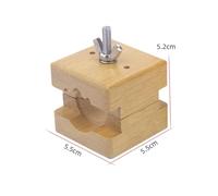 PSDFJAD ZHGUIMING Maintenance Tool for Fixed Watch Holder, Fixed Watch Holder, Wooden Adjustable dial Holder, Fixed Watch Holder