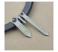 PSDFJAD ZHGUIMING Manual Movement High Foot Watch Hands Silver Edge Green Luminous Pointer Suitable for 6497 6498 ST3600 Movement
