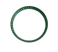PSDFJAD ZHGUIMING Mod 30.5mm SKX007 Copper Chapter Ring fits SKX007 SKX009 SPRD Watch Case Case NH35 Inner Ring Men's Diving Watch Parts(Green)