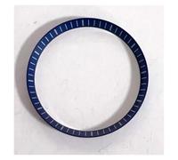 PSDFJAD ZHGUIMING Mod 30.5mm SKX007 Copper Chapter Ring fits SKX007 SKX009 SPRD Watch Case Case NH35 Inner Ring Men's Diving Watch Parts(Dark Blue)