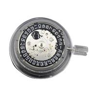 PSDFJAD ZHGUIMING NH 35A Premium Mechanical Movement NH 35 White Black 3-6 o'Clock Datewheel Automatic Self Winding(3 o Clock Black)