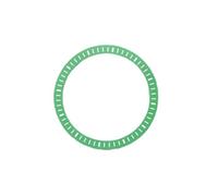 PSDFJAD ZHGUIMING NH35 dial NH70 Hollow Surface DIY Water Ghost Diving Mechanical Watch Accessory Green Glow Size 28.5mm(Green)