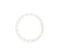 PSDFJAD ZHGUIMING NH35 dial NH70 Hollow Surface DIY Water Ghost Diving Mechanical Watch Accessory Green Glow Size 28.5mm(White)