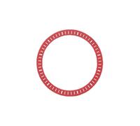 PSDFJAD ZHGUIMING NH35 dial NH70 Hollow Surface DIY Water Ghost Diving Mechanical Watch Accessory Green Glow Size 28.5mm(Red)