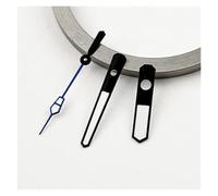 PSDFJAD ZHGUIMING NH35 Hand Black Blue Green Orange Red Watches Needles Luminous for NH35/NH36/7S26/7S36/4R35/4R36 Movement Watches Pointers(NO.9 Black Blue)