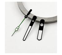 PSDFJAD ZHGUIMING NH35 Hand Black Blue Green Orange Red Watches Needles Luminous for NH35/NH36/7S26/7S36/4R35/4R36 Movement Watches Pointers(NO.8 Black Green)