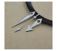 PSDFJAD ZHGUIMING NH35 Hands Blue Gold Silver Black Hands Green Luminous Pointer Suitable for NH35 NH36 4R 7S Movement(Silver)