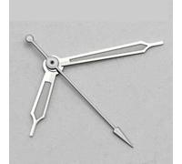 PSDFJAD ZHGUIMING NH35 Hands Silver/Blue Watch Hands Fit NH35 NH36 PT5000 ETA2836 2824 DG2813 3804 Miyota8215 8205 821A Movement Watch Accessories(Silver-White 2)