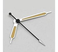 PSDFJAD ZHGUIMING NH35 Hands Silver/Blue Watch Hands Fit NH35 NH36 PT5000 ETA2836 2824 DG2813 3804 Miyota8215 8205 821A Movement Watch Accessories(Yellow-Black 1)