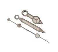 PSDFJAD ZHGUIMING NH35 NH36 Hands Silver Black Grey Gold Watch Hands Green Luminous Watches Pointers Fit NH35/NH36/4R/7S Movement(Top 1.Silvery)