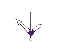 PSDFJAD ZHGUIMING NH35 Watch Hands SKX Hands nh35 Hands Suitable for NH34 NH35 NH36 NH38 NH39 NH70 NH72 Movement Watches Pointers(Purple)