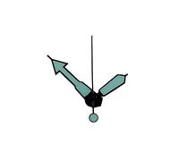 PSDFJAD ZHGUIMING NH35 Watch Hands SKX Hands nh35 Hands Suitable for NH34 NH35 NH36 NH38 NH39 NH70 NH72 Movement Watches Pointers(Black Blue)