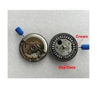 PSDFJAD ZHGUIMING NH35A Premium Mechanical Movement NH35 White Date Wheel 24 Jewels Automatic Self-Winding Accuracy Movt Replace(Black at 6)