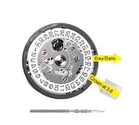 PSDFJAD ZHGUIMING NH35A Premium Mechanical Movement NH35 White Date Wheel 24 Jewels Automatic Self-Winding Accuracy Movt Replace(White at 3.8)